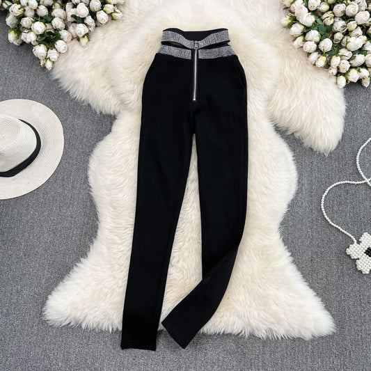 Versatile Black Pencil Pants For Women