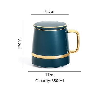 Nordic Luxury Ceramic Coffee Cup