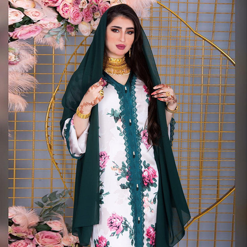 Arabian Floral Robe
