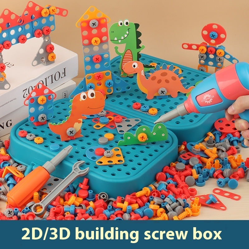 Screw Tool Box Assembly Children's Toy