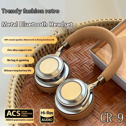 Briefcase Ear Metal Retro Bluetooth Headset