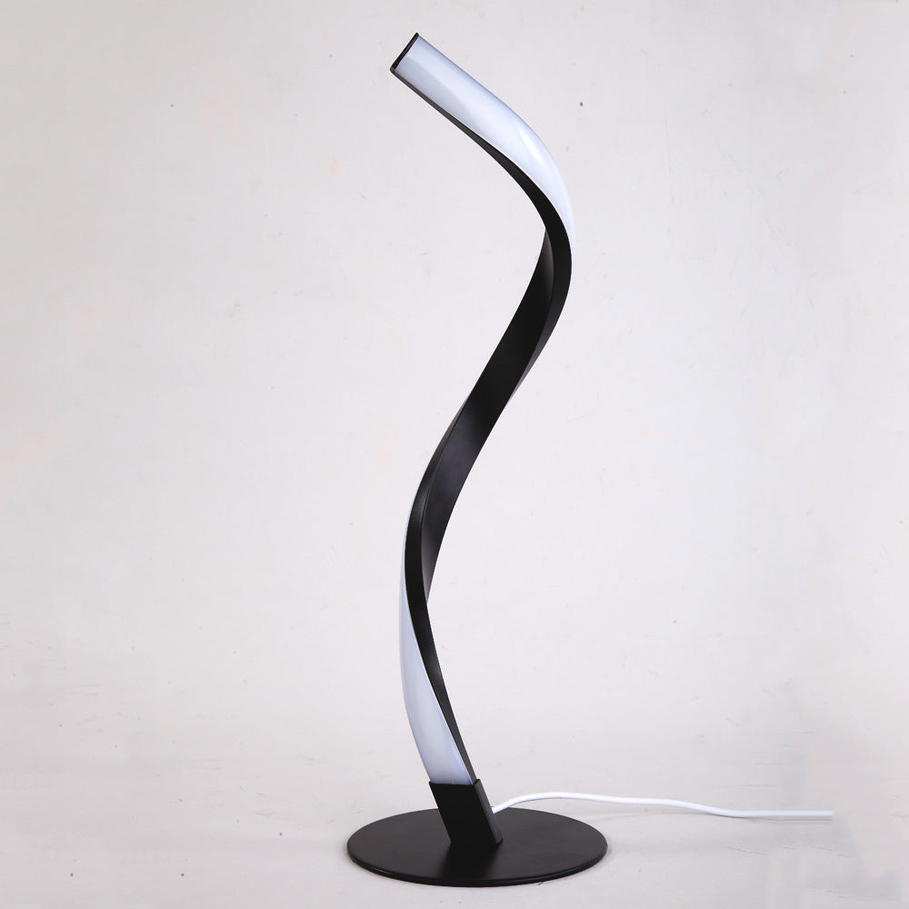 Snake Lamp Spiral Table Lamp Bedroom Bedside Small Night Lamp