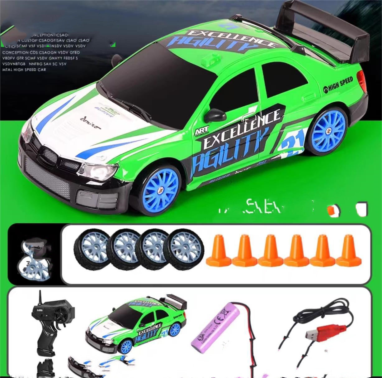 2.4G Drift Rc Car 4WD RC Drift Car GTR Model AE86