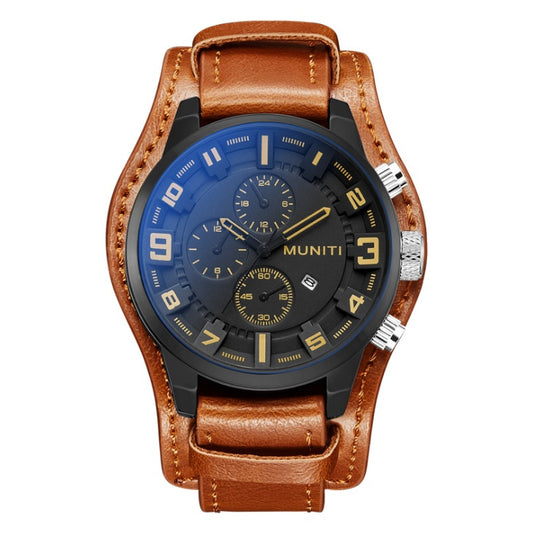 MUNITI Brand Watch Quartz Watch Belt Waterproof Sports