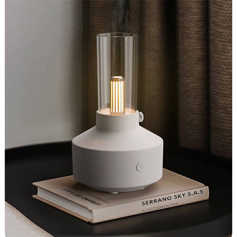 Retro Light Aroma Diffuser Essential Oil LED Light Filament Night Light Air Humidifier For Home