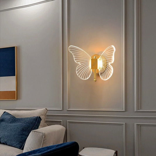 Bedroom Bedside Lamp Living Room Showcase Butterfly Table Lamp