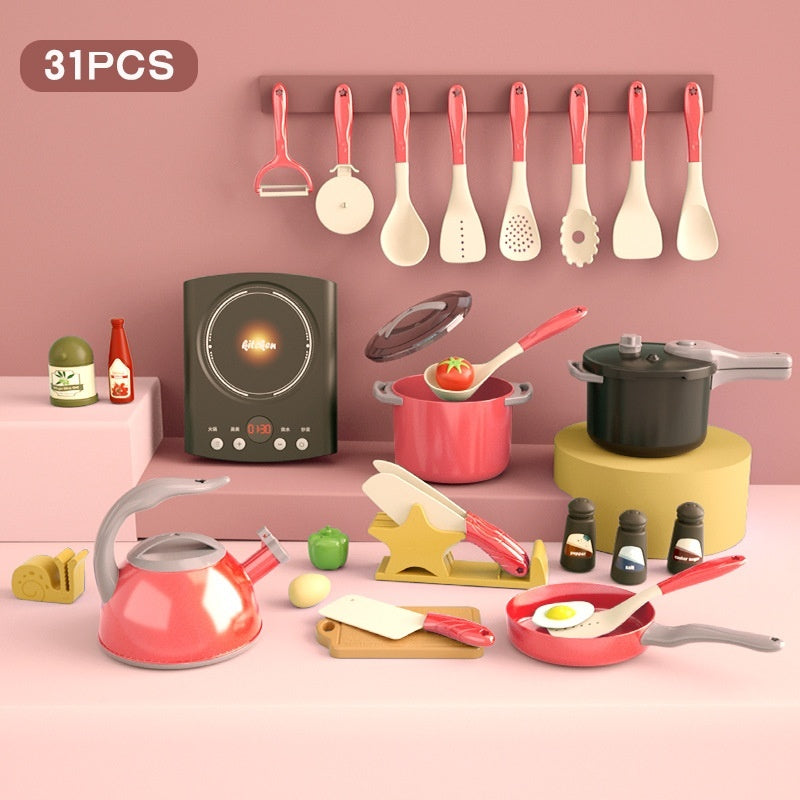Children Play House Kitchen Toy Rice Cooker Suit