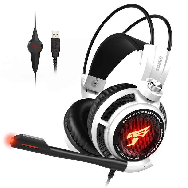 Over-ear gaming headset