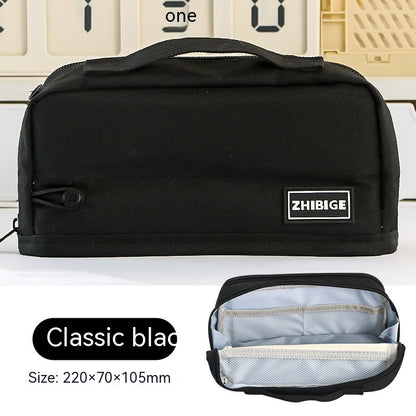 Double-sided Large Capacity Student Pencil Bag