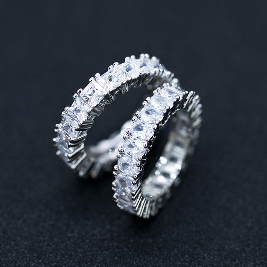 Luxury zircon ring