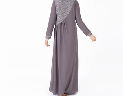 Long Sleeve Chiffon Dress