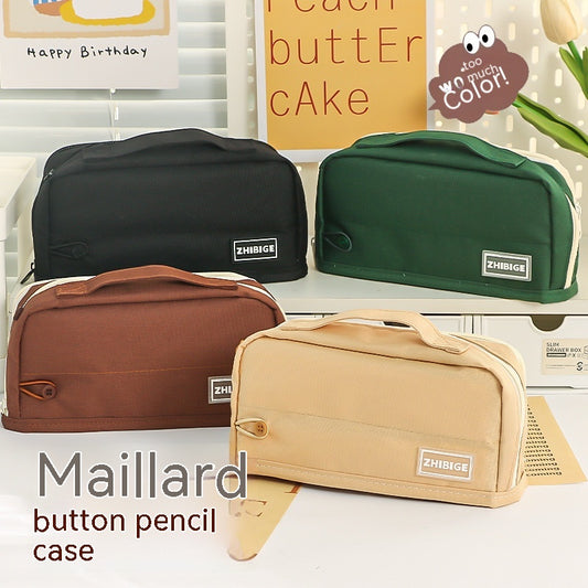 Double-sided Large Capacity Student Pencil Bag