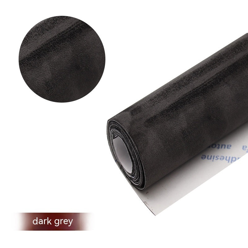 Full Elastic Force Suede Fabric Double-sided Microfiber Self-adhesive Suede Car Interior