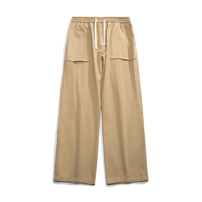 Sports Pants Baggy Straight Trousers Men