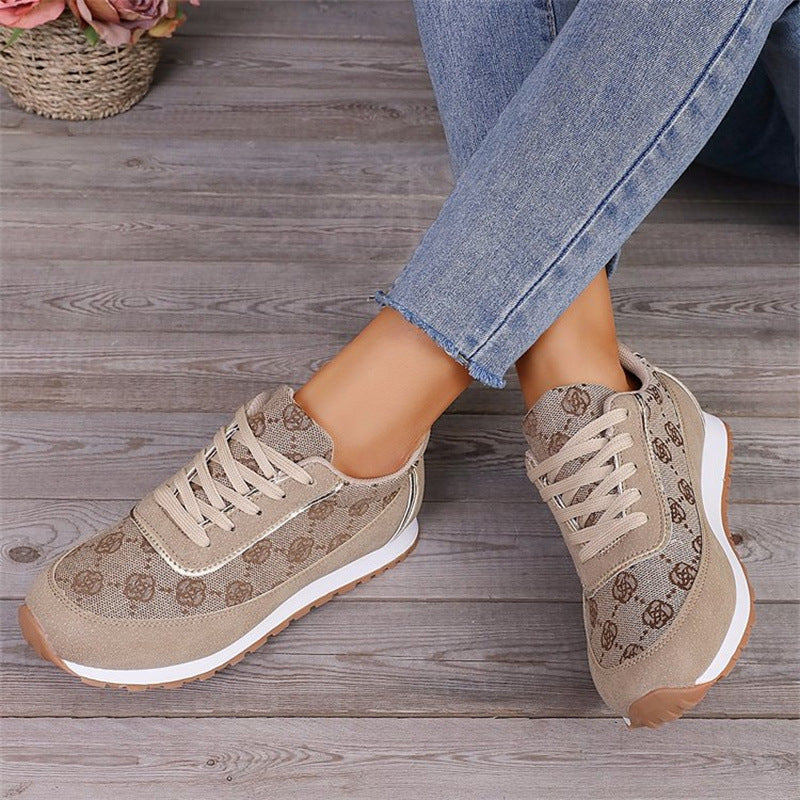 Lily Lace-Up Sneakers