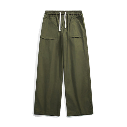 Sports Pants Baggy Straight Trousers Men