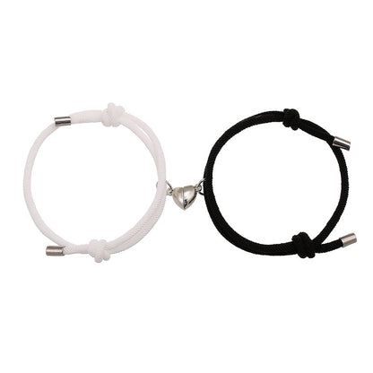 Alloy Love Magnet Suction Couple Bracelet