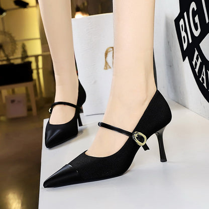 High Heels Stiletto Heel Shallow Mouth Pointed Toe