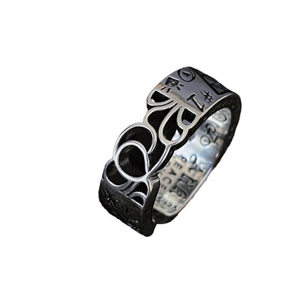 Fashion Graffiti Totem Ring For Women