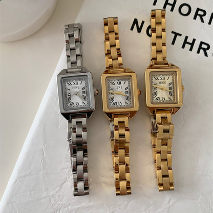 IEKE Light Luxury High-grade Retro Roman Quartz Watch