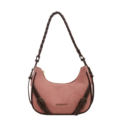 NOROMORO Retro Underarm Baguette Shoulder Bag