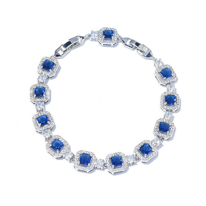 Adjustable Color Zircon Bracelet