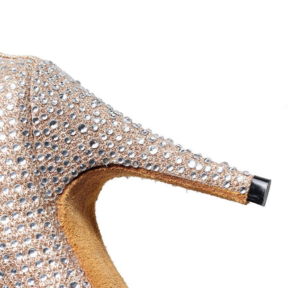 Women's Shiny Diamond High Heel