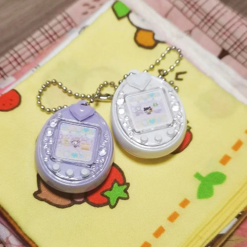 New Bandai - 4th Tamagotchi Miniature Pendant Angel White Gift Defective Bulk