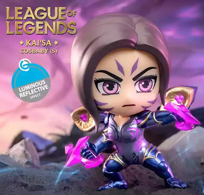 Official League Of Legends X Hot Toys Cosbaby - Kai'Sa Mini Collectible Figure Deluxe Q-Version Statue With Display Base