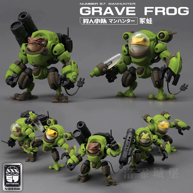 No.57 Guijia "Hunter Squad" 1/24 Scale Model - Grave Toad Heavy Armor "Fake Boss" Mech Limited Edition Poseable Figure Gift Set