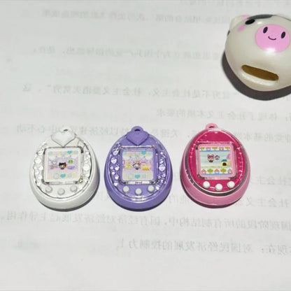 New Bandai - 4th Tamagotchi Miniature Pendant Angel White Gift Defective Bulk
