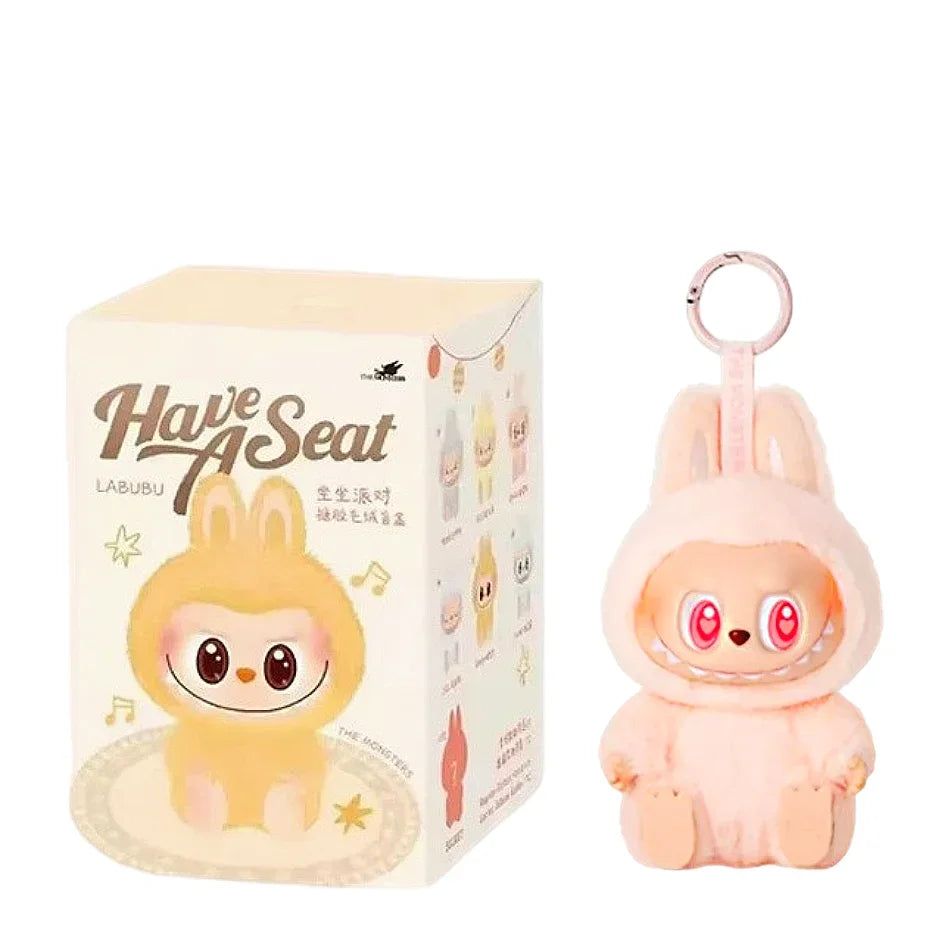 For Labubu The Monsters Doll Blind Box Heart-Moving Macaron Mokoko Anime Figures Guess Bag Hanging Pendant Xmas Birthday Gift