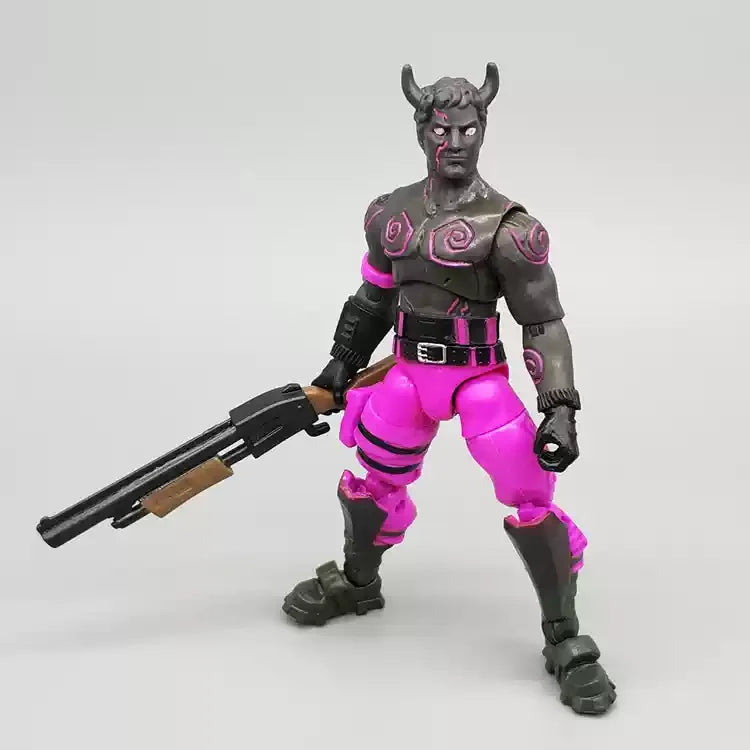 3.75" Action Figures - Werewolf Ninja & Special Forces Poseable Troops Crossover Model Set