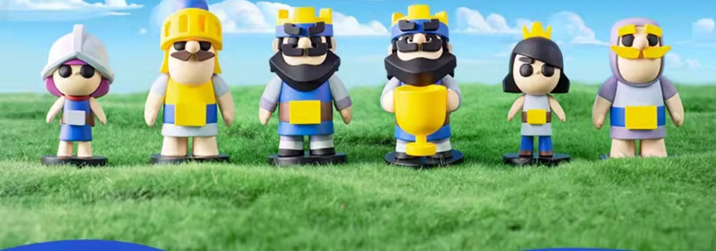 Clash Royale/Clash Of Clans Anime-Style Mini Warriors Blind Box - Creative Desktop Collectibles Perfect Student Gift