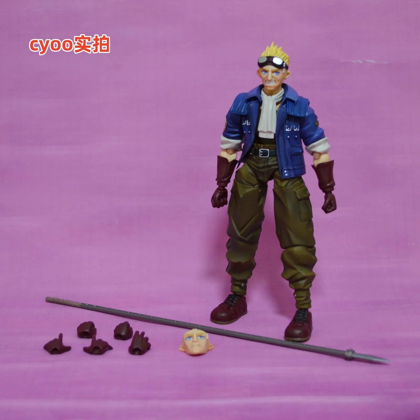 Square Enix Bring Arts "Final Fantasy Vii" Action Figure Set - Cloud Strife & Rufus Shinra & Heidegger & Vincent Valentine Model