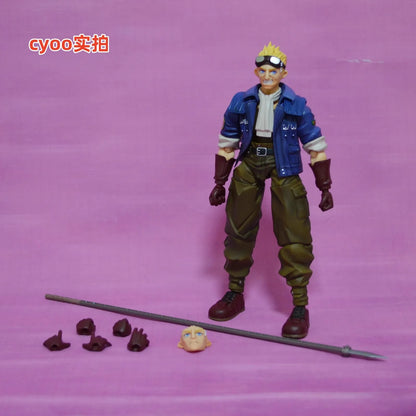 Square Enix Bring Arts "Final Fantasy Vii" Action Figure Set - Cloud Strife & Rufus Shinra & Heidegger & Vincent Valentine Model