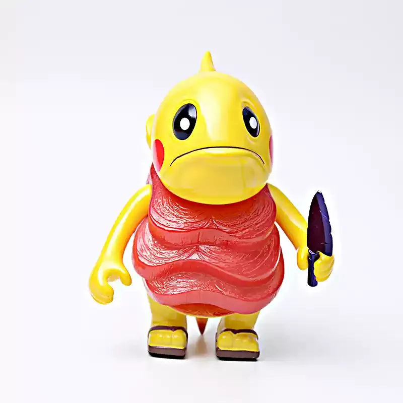 Bean Boss Aquatic Series - Collectible Tuna, Orca & Salmon Figures Cute Mini Whale Model Set, Japanese-Style Vinyl Art Toys