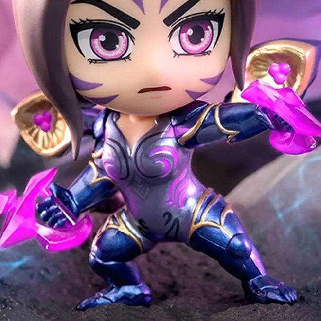 Official League Of Legends X Hot Toys Cosbaby - Kai'Sa Mini Collectible Figure Deluxe Q-Version Statue With Display Base