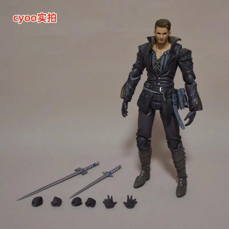 Square Enix Bring Arts "Final Fantasy Vii" Action Figure Set - Cloud Strife & Rufus Shinra & Heidegger & Vincent Valentine Model