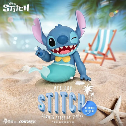 Official Lilo & Stitch Summer Series Blind Box - Beach Day Stitch Figures By Beast Kingdom Tropical Outfit Variants