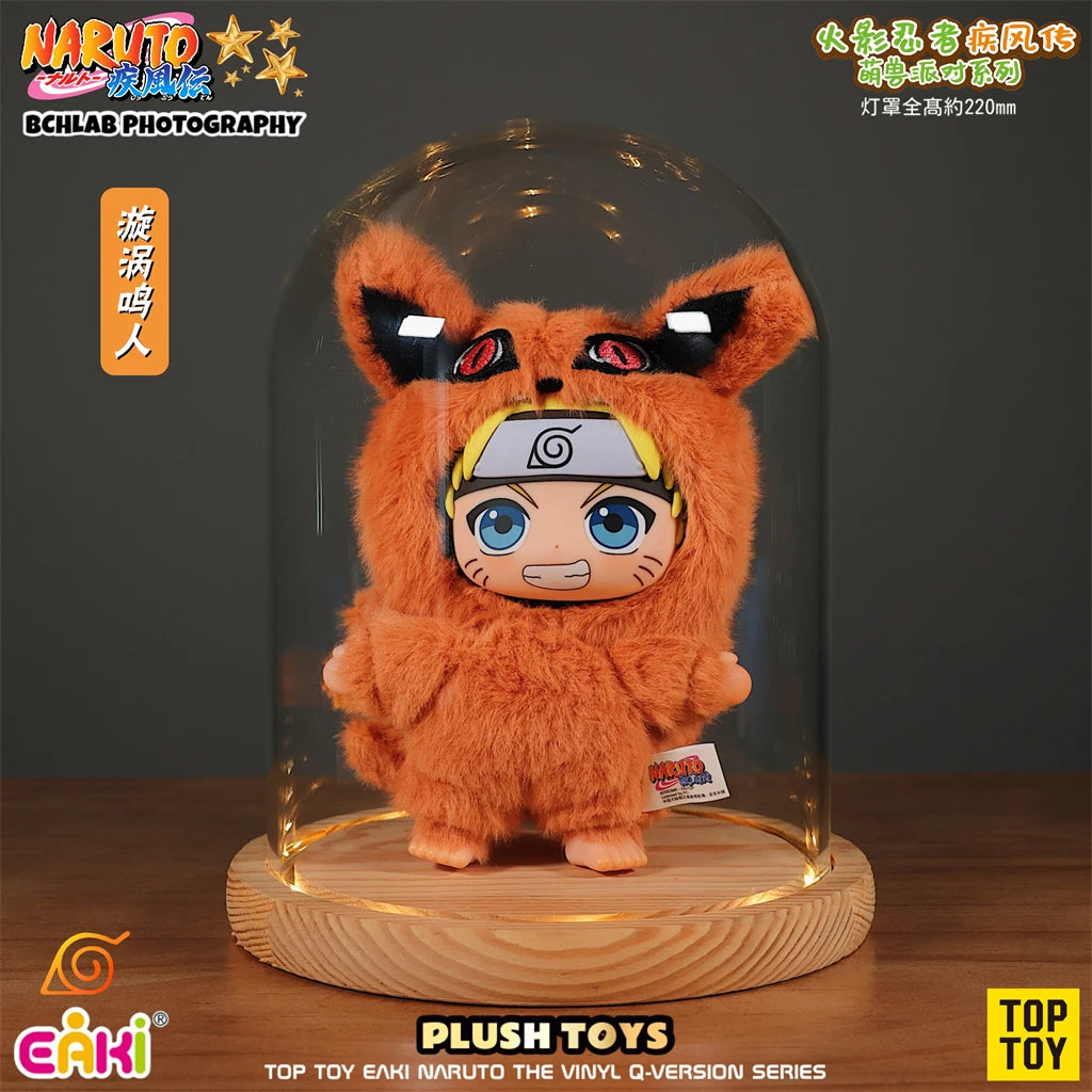Top Toy × Eaki Naruto Cute Beast Party Blind Box Figure Keychain Charm Naruto & Sasuke Collectible Toys Trendy Blind Box