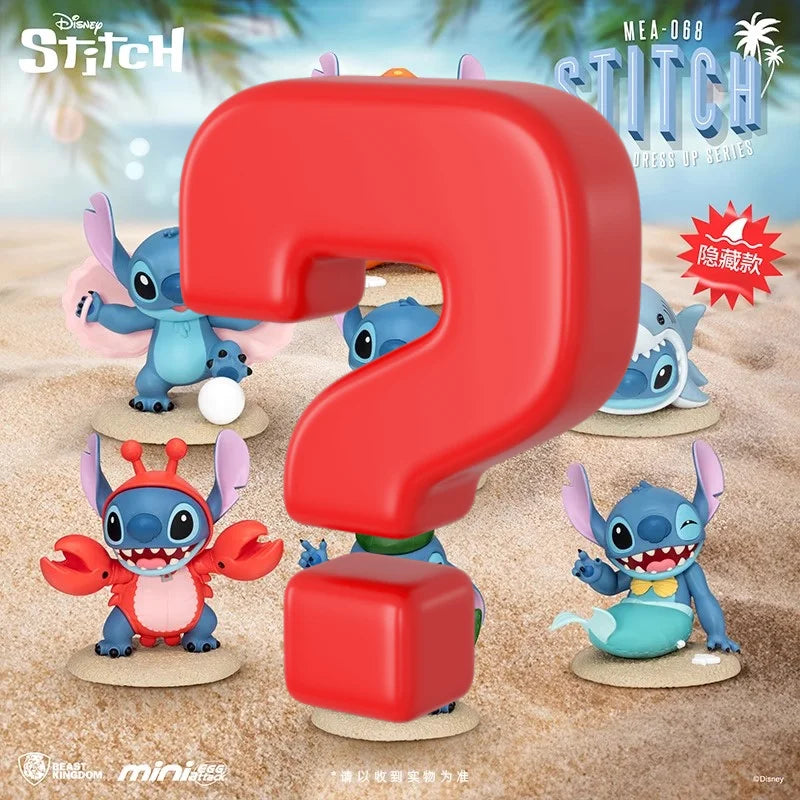 Official Lilo & Stitch Summer Series Blind Box - Beach Day Stitch Figures By Beast Kingdom Tropical Outfit Variants