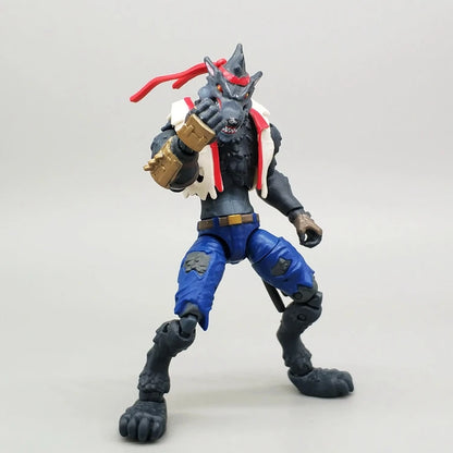 3.75" Action Figures - Werewolf Ninja & Special Forces Poseable Troops Crossover Model Set