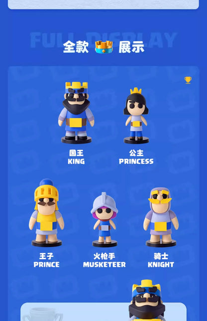 Clash Royale/Clash Of Clans Anime-Style Mini Warriors Blind Box - Creative Desktop Collectibles Perfect Student Gift