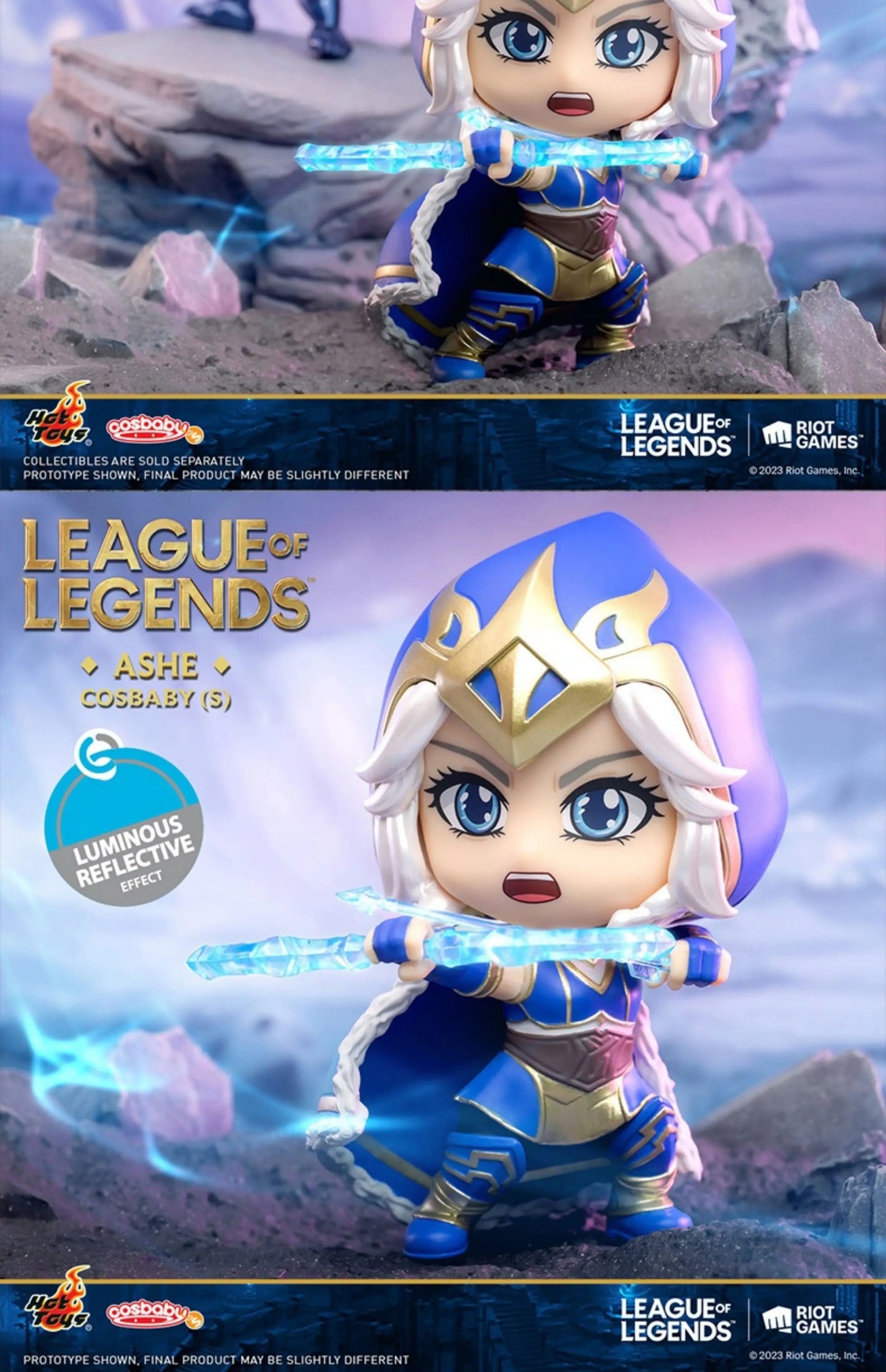 Official League Of Legends X Hot Toys Cosbaby - Kai'Sa Mini Collectible Figure Deluxe Q-Version Statue With Display Base