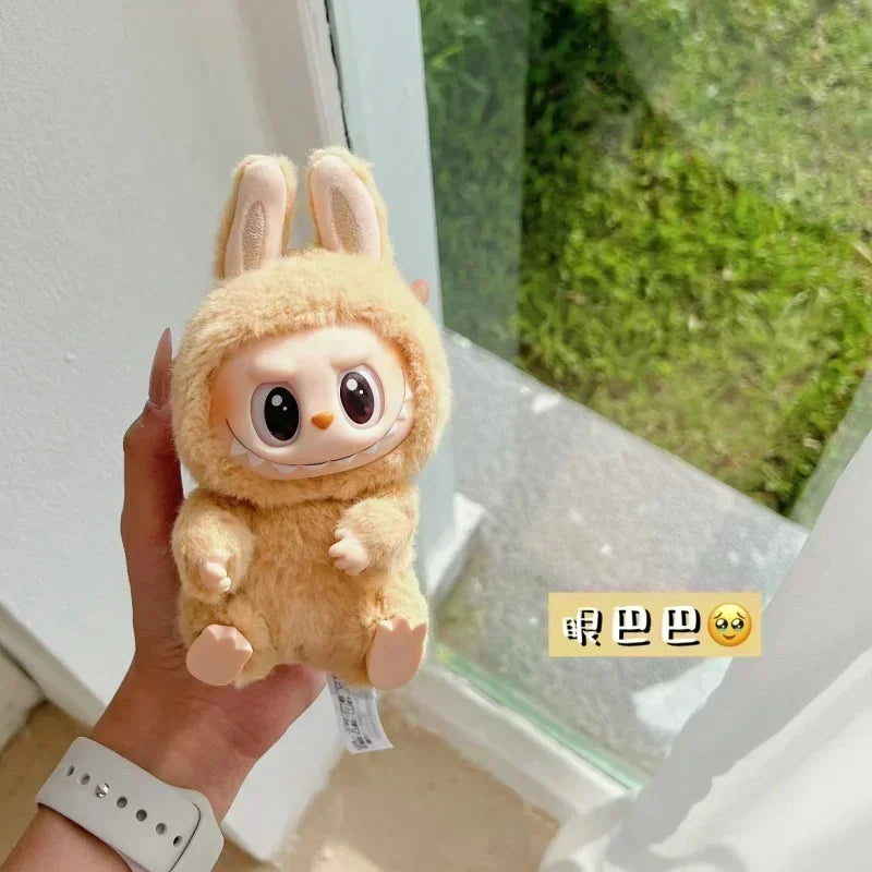 For Labubu The Monsters Doll Blind Box Heart-Moving Macaron Mokoko Anime Figures Guess Bag Hanging Pendant Xmas Birthday Gift