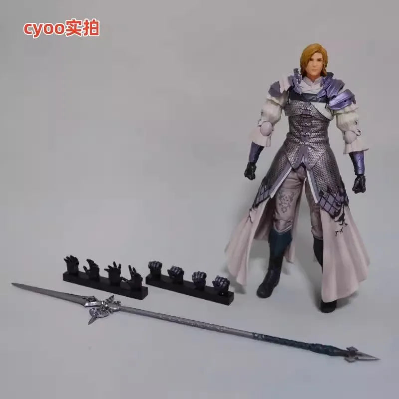 Square Enix Bring Arts "Final Fantasy Vii" Action Figure Set - Cloud Strife & Rufus Shinra & Heidegger & Vincent Valentine Model
