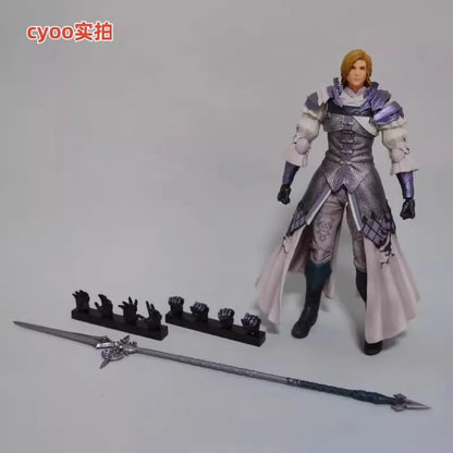 Square Enix Bring Arts "Final Fantasy Vii" Action Figure Set - Cloud Strife & Rufus Shinra & Heidegger & Vincent Valentine Model