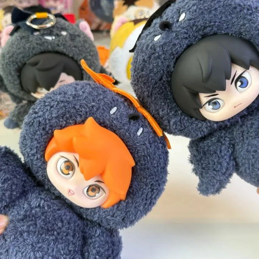 GONG Haikyuu!! "Dumpster Battle" Series Keychain - Hinata Shoyo Volleyball Player Hanging Doll Anime Bag Charm