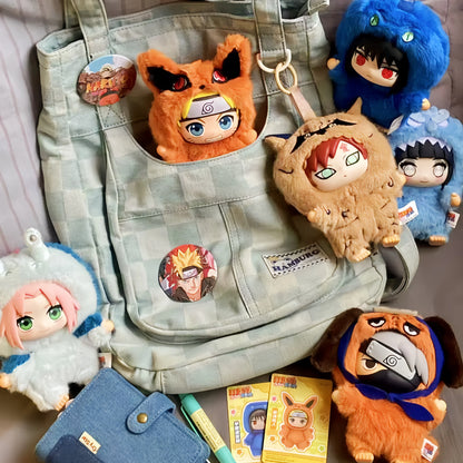 Top Toy × Eaki Naruto Cute Beast Party Blind Box Figure Keychain Charm Naruto & Sasuke Collectible Toys Trendy Blind Box